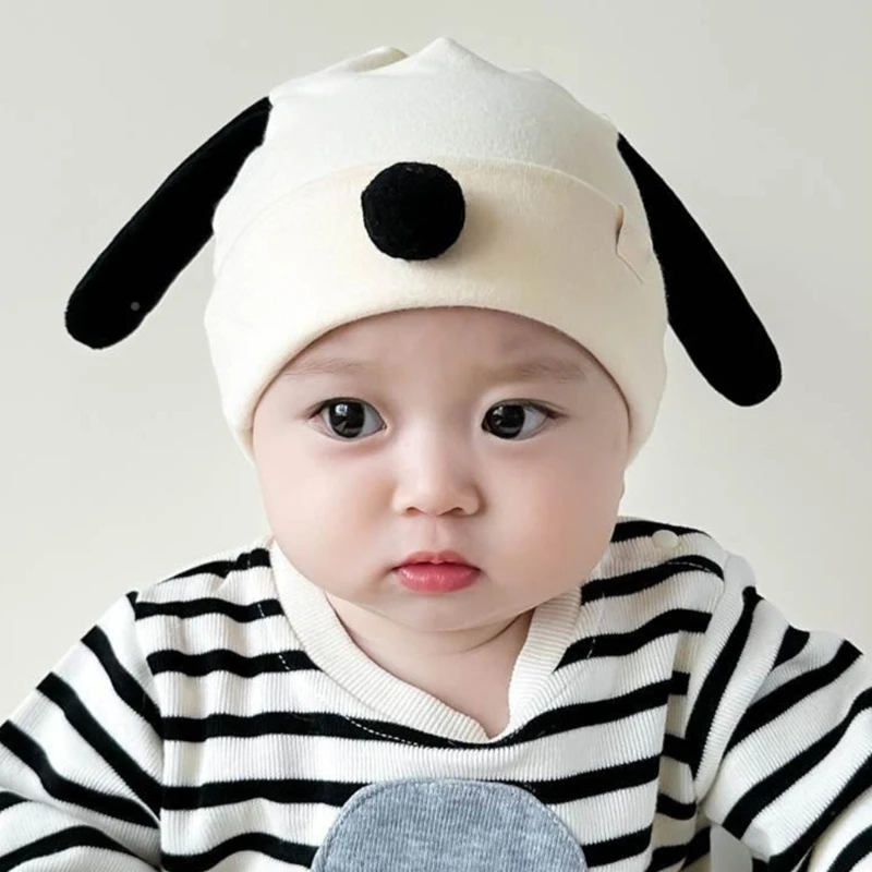 Funny Baby Hat Cartoon Braid Animal Caps Newborns Bonnet Trend Pullover Hats Shower Gift for Infants