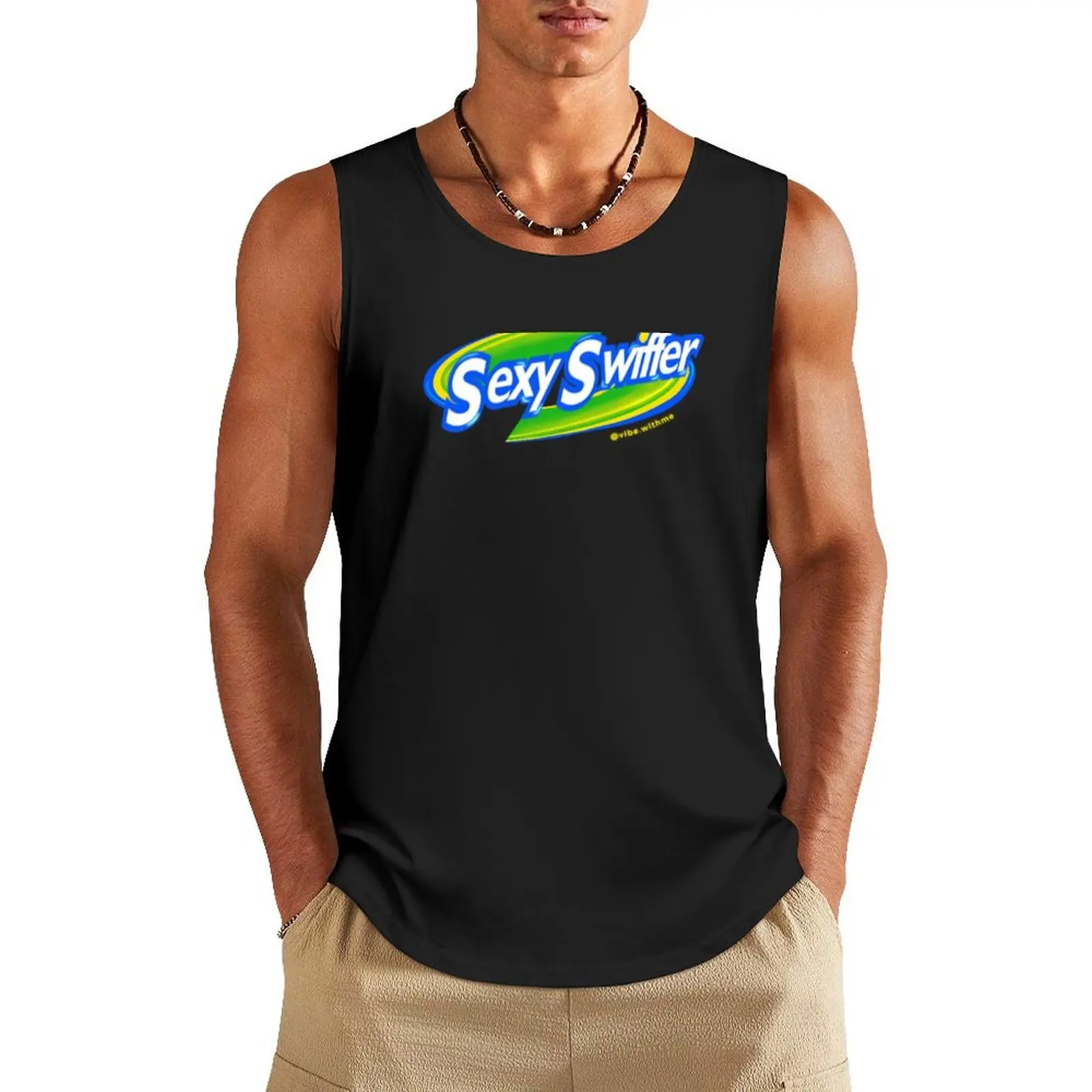 

VXM X SEXYSWIFFER Tank Top muscular man sports t-shirts for men