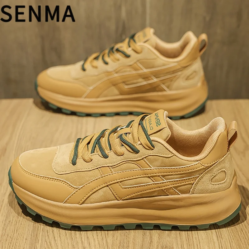 

SENMA Men's Shoes 2025 Autumn/Winter Sports&Leisure Shoes Couple Thick Bottom Versatile Casual Sneakers Tennis Men Running Shoes