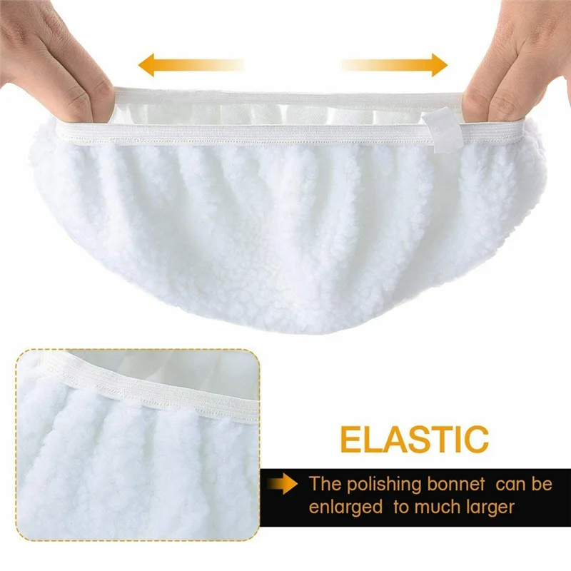 WOTT-10 pezzi 10 POLLICI Cofano Lucidatore Tampone per lucidatura Tamponi per lucidatura Lucidatura Buffer per auto Waxer