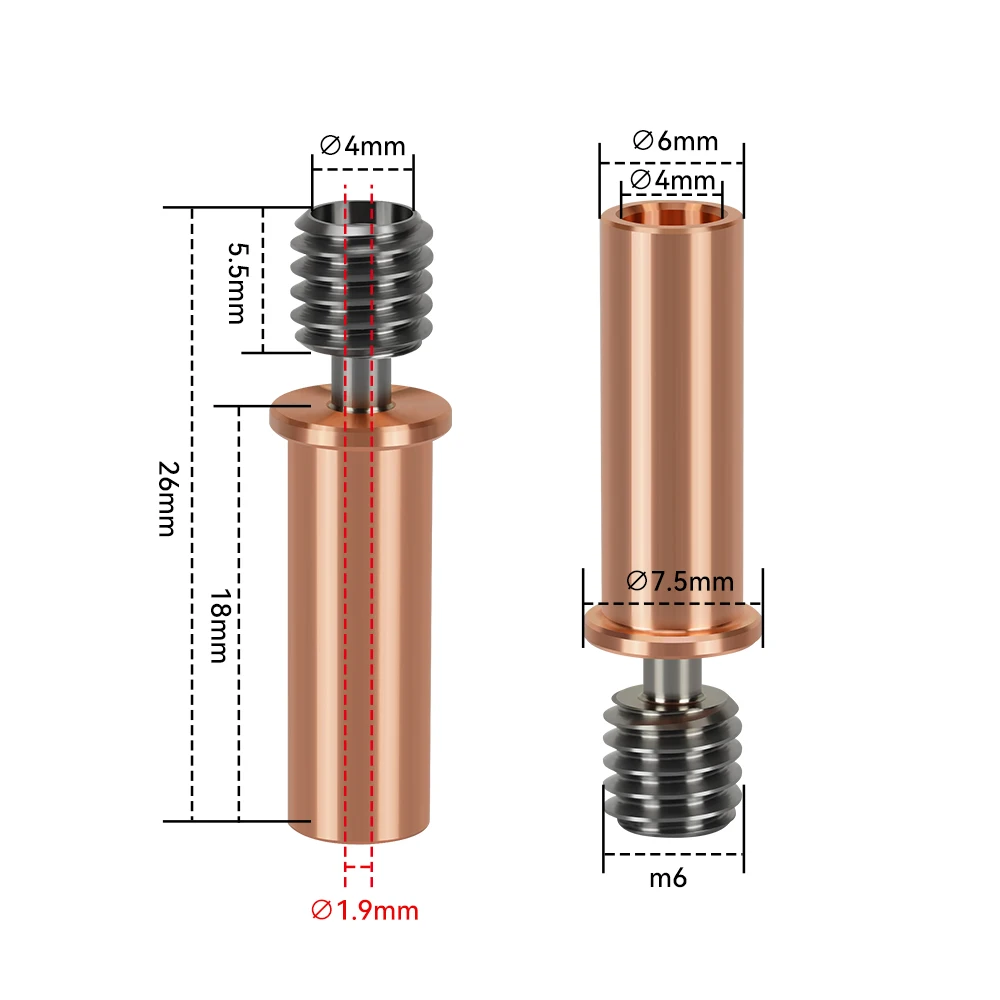 High Flow High Precision For Anycubic Kobra 2 Neo Volcano Nozzle 0.4mm Brass Nozzles Hard Steel For Anycubic Kobra 2 pro