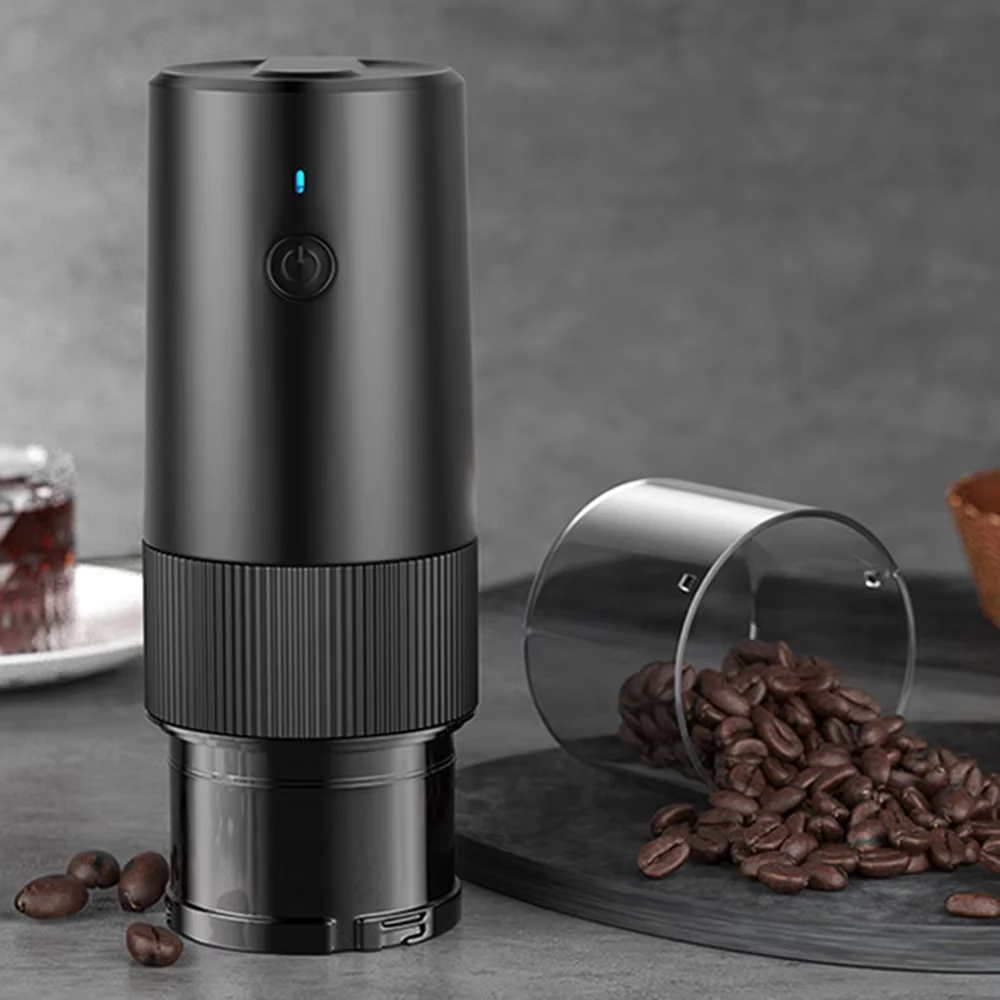 2024 New Portable Electric Coffee Grinder 8 Gears Adjustment Powder Household Food Grade Material MINI Type-C Coffee Machine