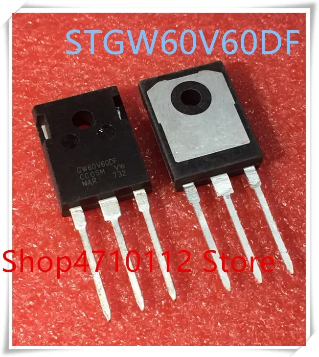 10PCS/LOT  STGW60V60DF GW60V60DF STGW60V60 IGBT 600V 80A 375W TO247 IC