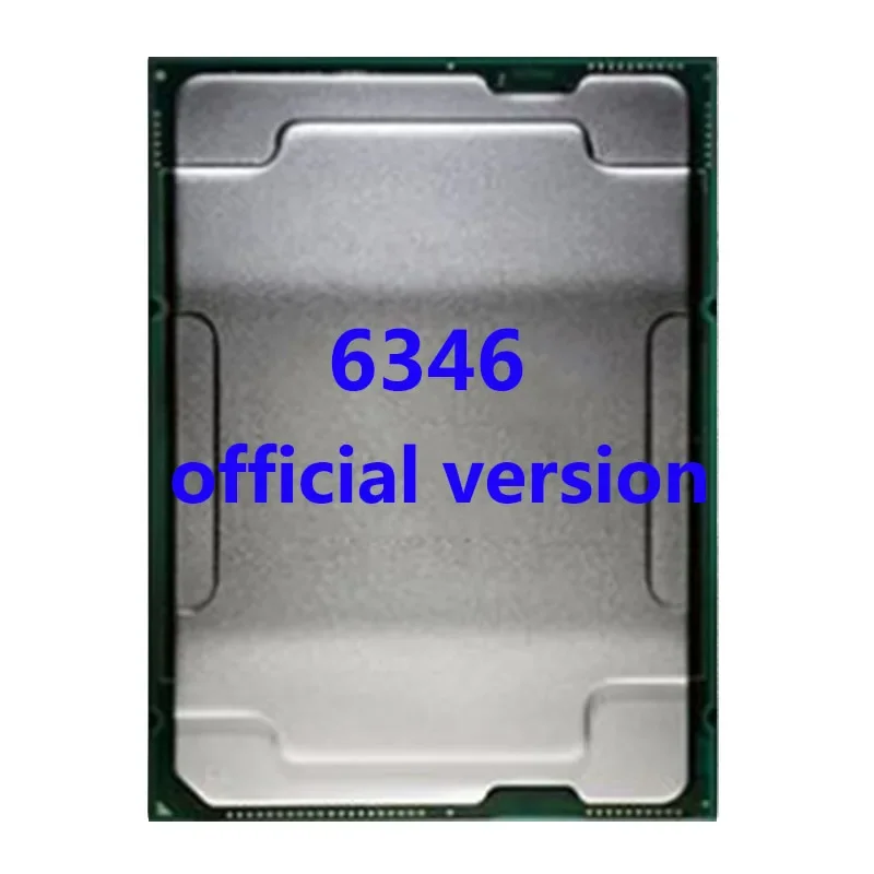 Xeon 6346 CPU platina 3.6GHZ 16C/32T 36MB CPU 205W processador LGA 4189 FOR 4189 Mortherboard