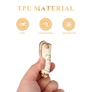 TPU -Autoschlüssel -FOB -Fall für Ford, Focus 2, Mk2, Fiesta, Mondeo, Galaxy, Falcon, Colorado, Ecsport, Kuga, Flucht 8 Hauptverkäufe Schlüsselbund Neues Fiesta - №5