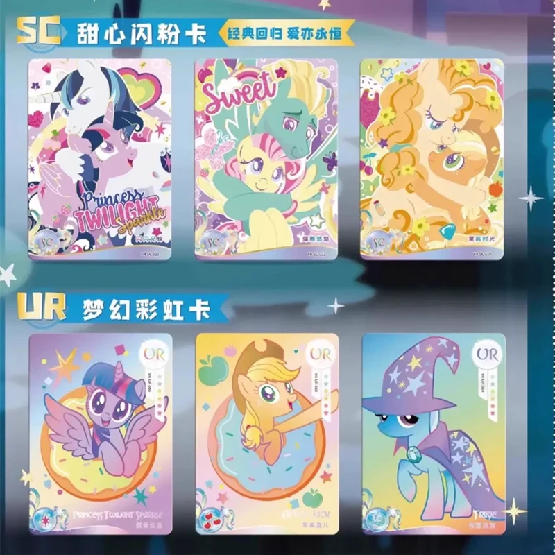 Original Kayou meine kleine Pony Karte Freundschaft ist Magie Huiyue Pack 05 echte Anime Sammlung Karten Kinder Geschenke Kinderspiel zeug