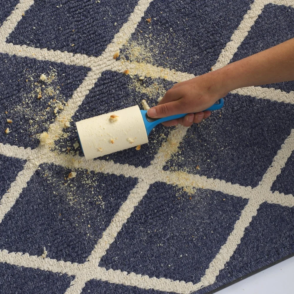 All Purpose Lint Roller 2 Pack 65 Sheets Super Sticky Adhesive Easy Tear Ergonomic Handle Perfect Home Car Pet Hair Cleaning