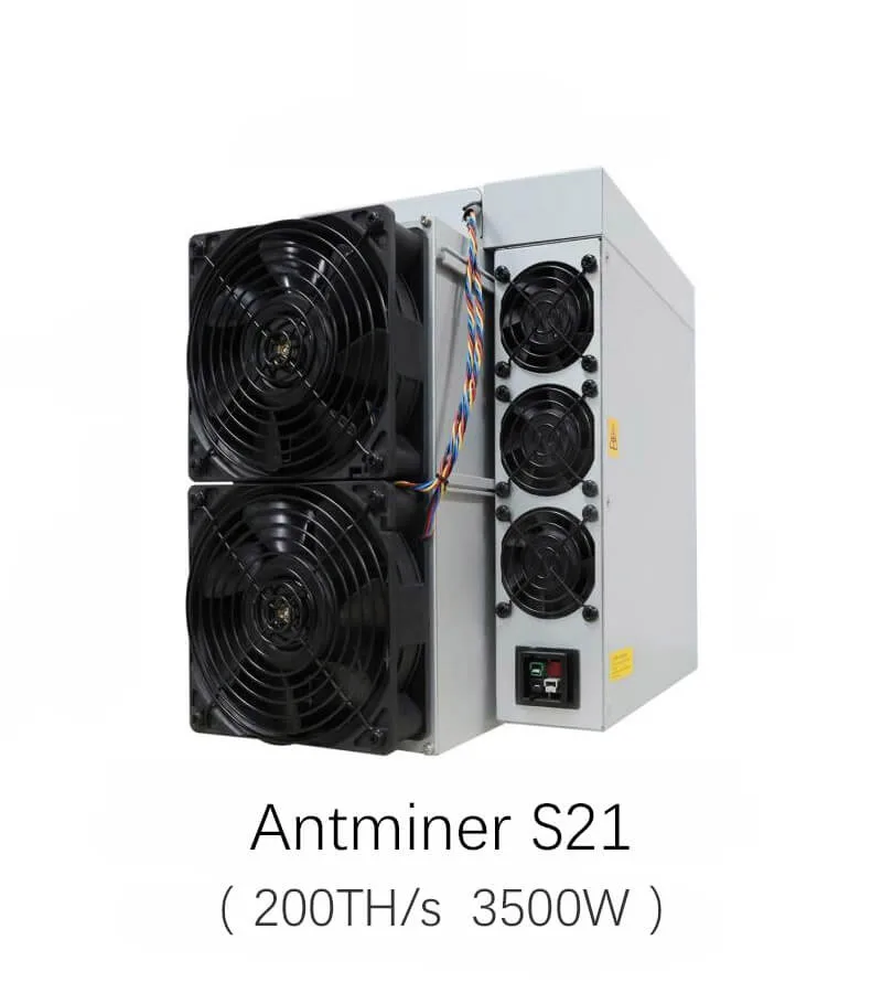 Bitmain Antminer S21 200T 3500W Cryptocurrency Mining Hardware SHA-256 algorithm