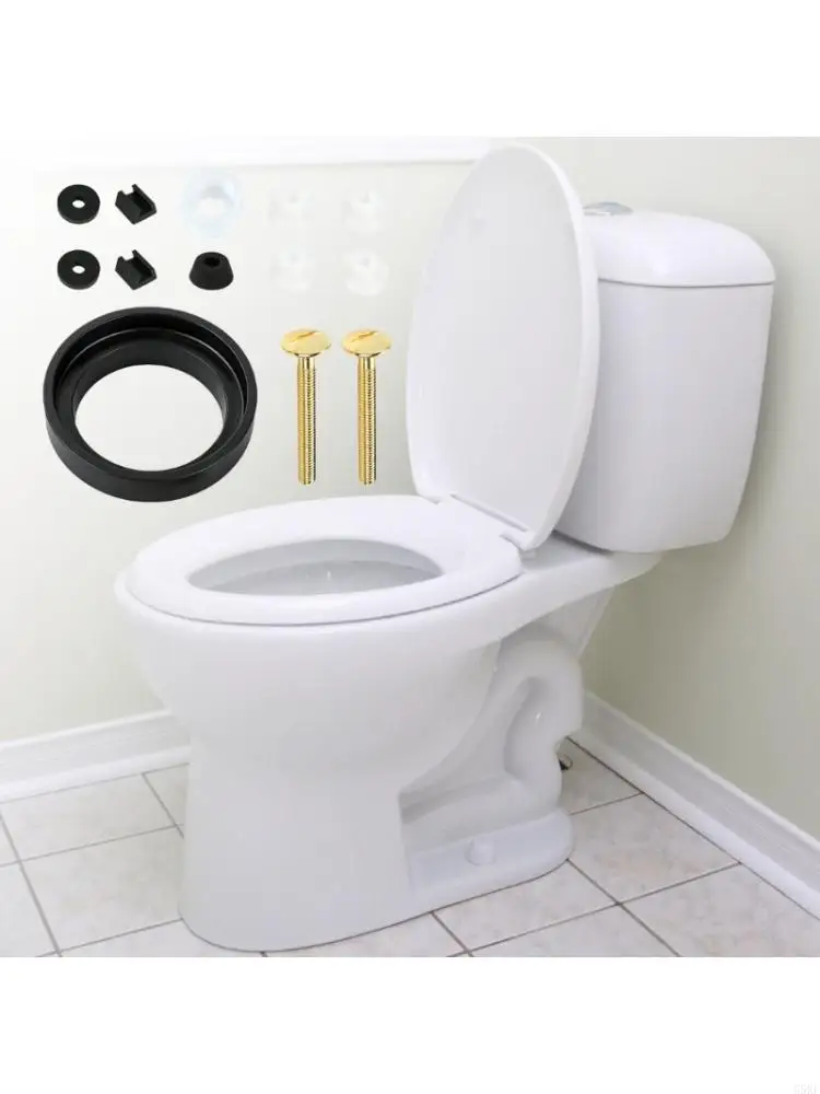 99-660 Toilet Bolt and Main Seal with Repair Hardware for Bathrooms 55KF