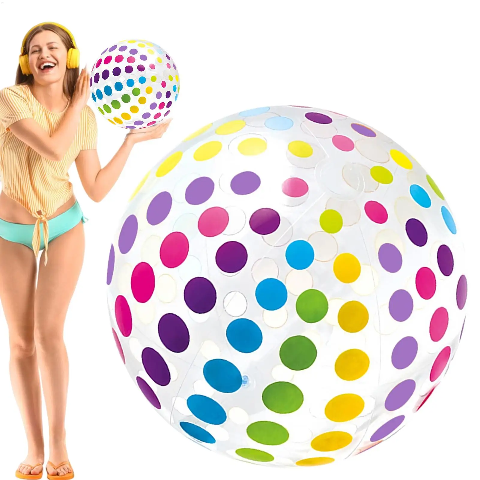 Rainbow Playground Balls Beach Pool Play Ball  Beach Ball Striped Pattern  colorful striped classic beach balls Bouncy Balls