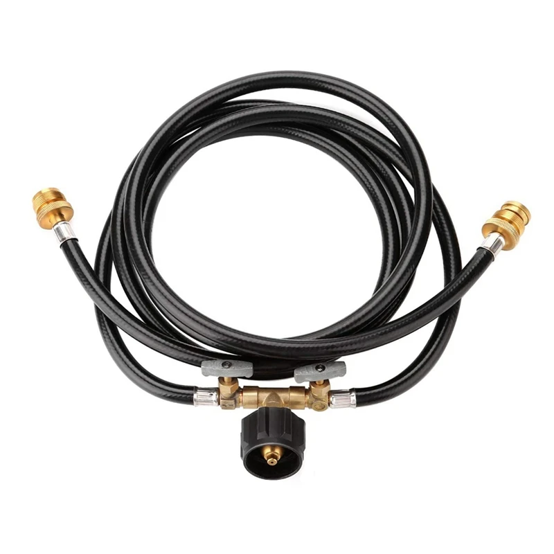 Tubo de conexión bifurcado de alta presión Qcc, Control de válvula de aguja, tipo Y, 350Psi, 5 pies, 60 pulgadas, 152Cm