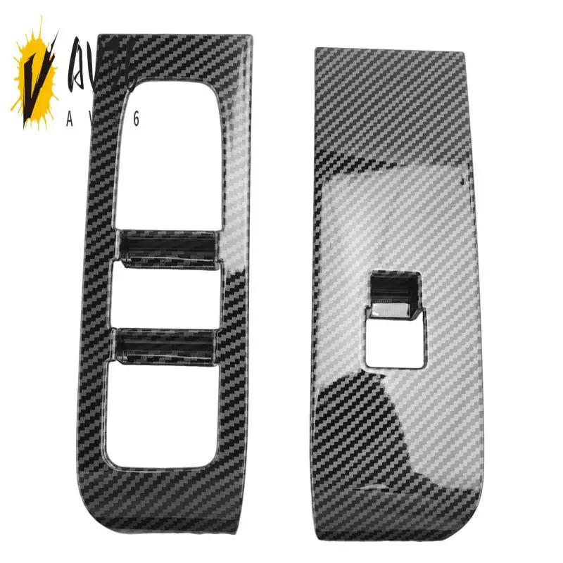 

AV36-For Toyota Alphard 40 Series 2023+ Spare Parts Carbon Fiber Door Armest Window Lift Switch Cover Glass Control Cover RHD