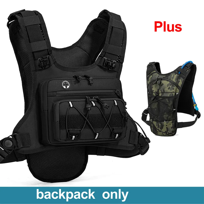 Running Chest Pack Hydratatievest voor fietsen Wandelen Fietsrace Marathontas Heren Dames Sport Tactisch zakje Campingrugzak