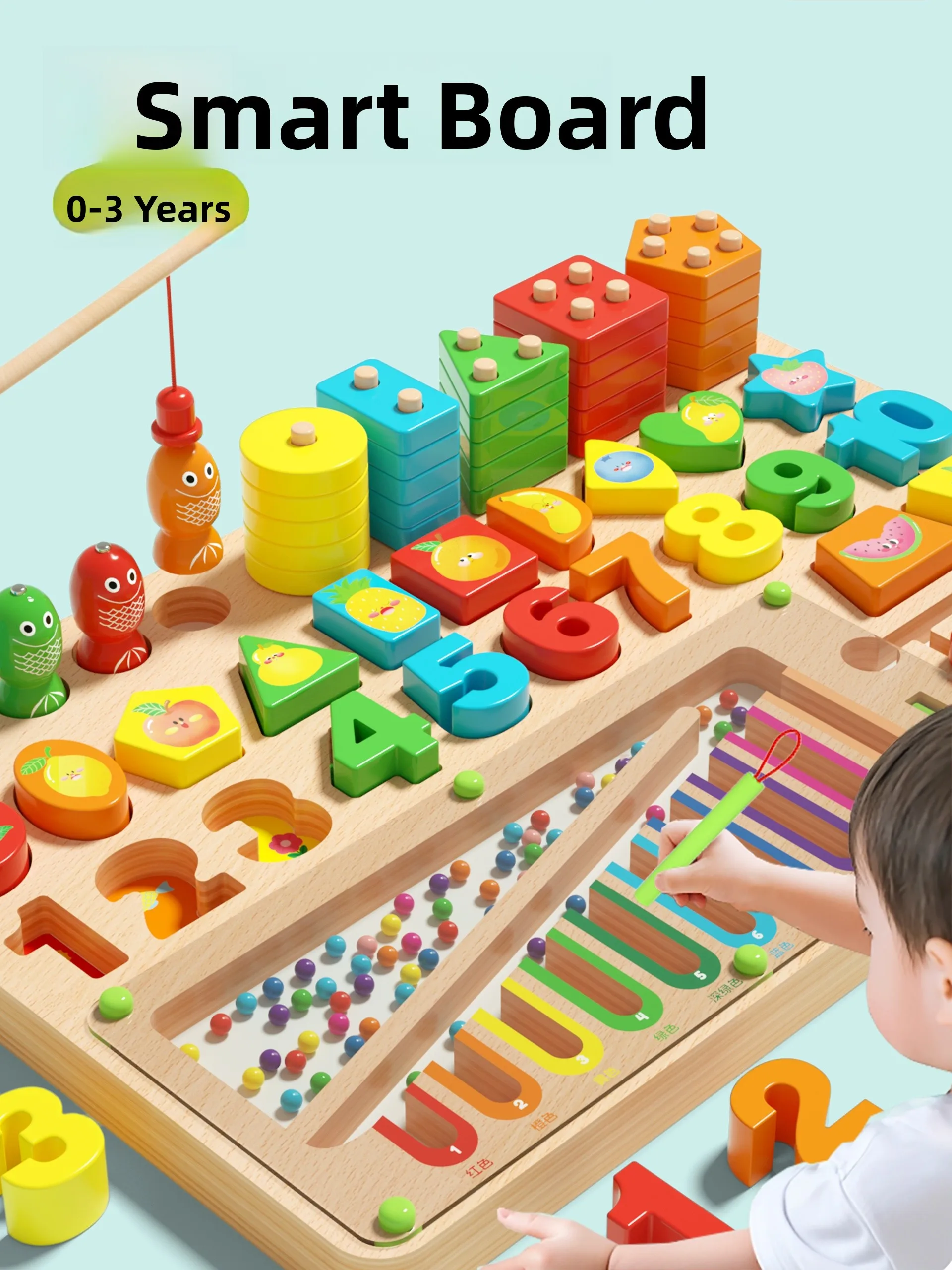 

Mengi Early Eon nce Building Blos Toys for Children 0 to 3 Years Old One Year Baby ape Matching Assembly...