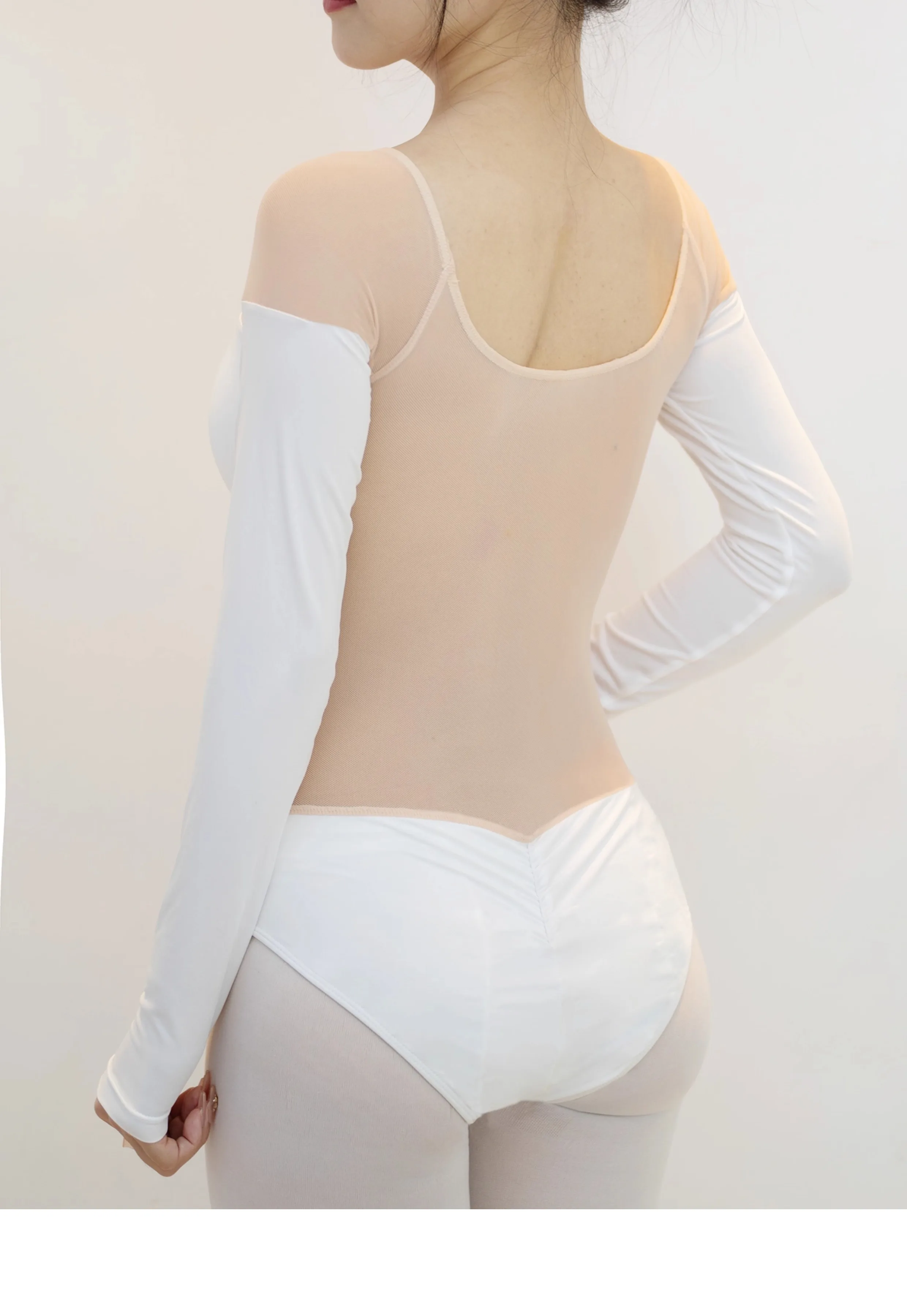 Collant de prática de balé manga longa vermelho e verde adulto feminino corpo moldar treinamento básico yoga roupa de dança de uma peça