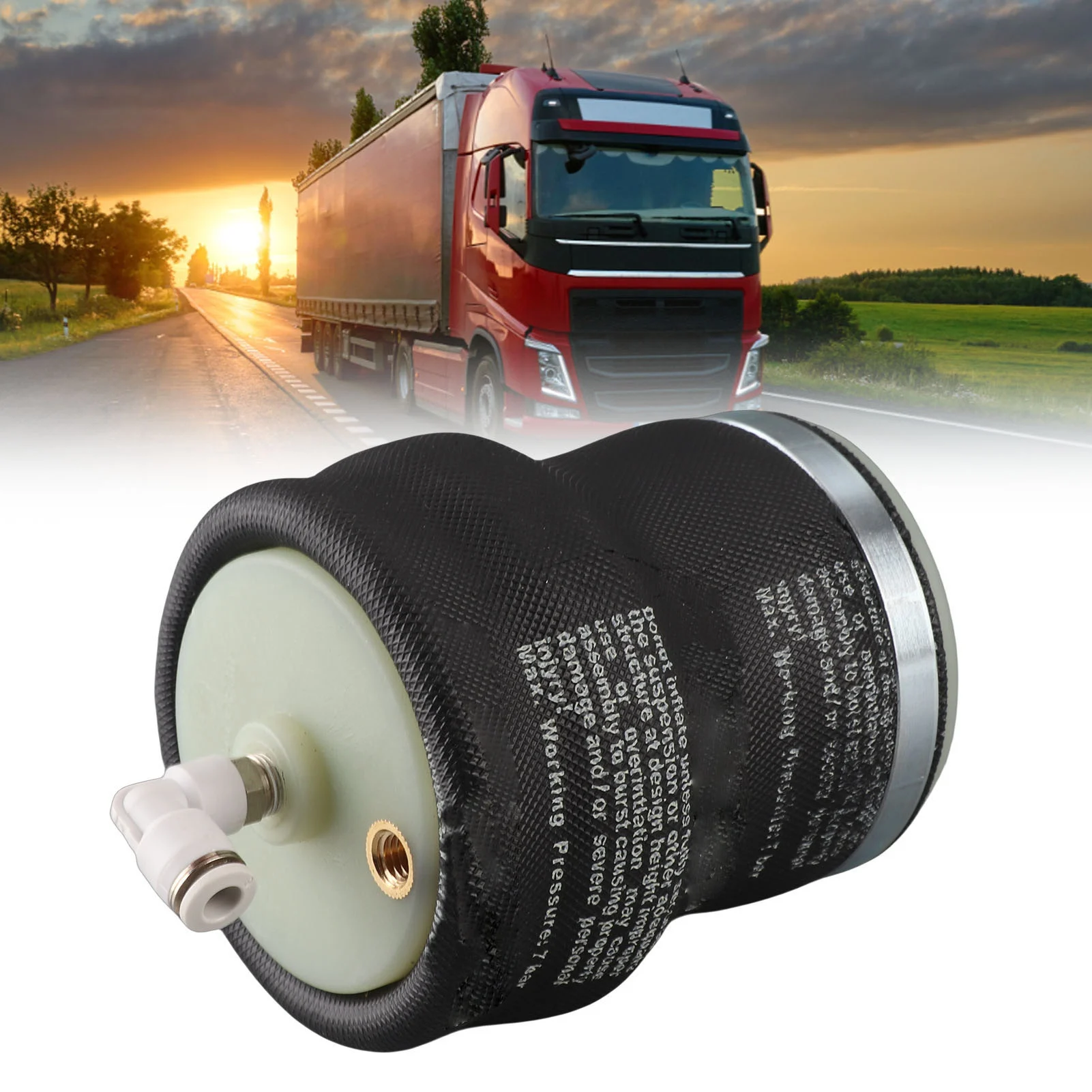 Seat  Spring Bag Seat  Suspension Spring Bag 2.5mpa Rubber Metal Good Shock Absorption Performance  for Trucks