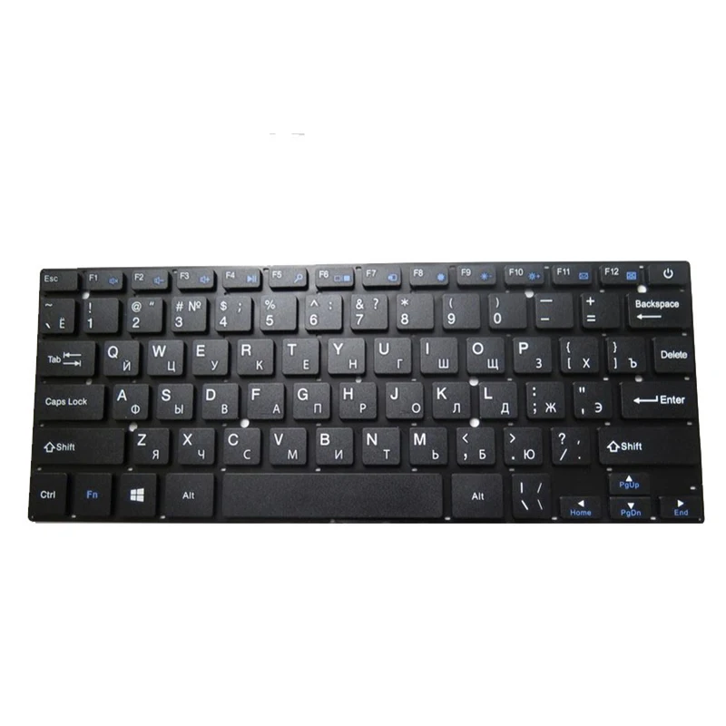 Laptop Keyboard For DIGMA EVE 300 ES3004EW 13.3 Without Frame Black United States US/Russian RU