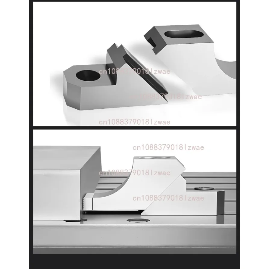 Alicate de sapo resistente unidirecional, processamento de molde cnc, fixação lateral, anti-alhar, multiestação, braçadeira de torno de precisão, dispositivo ok, 1 peça