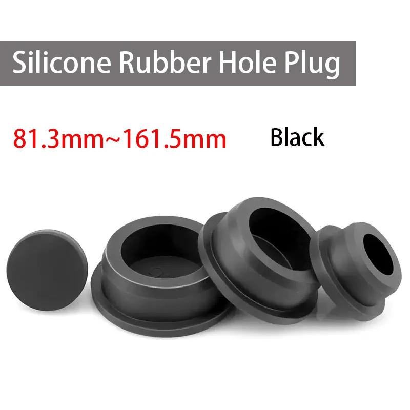 1-10PC Size A=81.3mm~161.5mm Round Seal Hole Plugs T-Type Stoppe Hole Caps Pipe Tube Inserts Stopper Dustproof Bungs