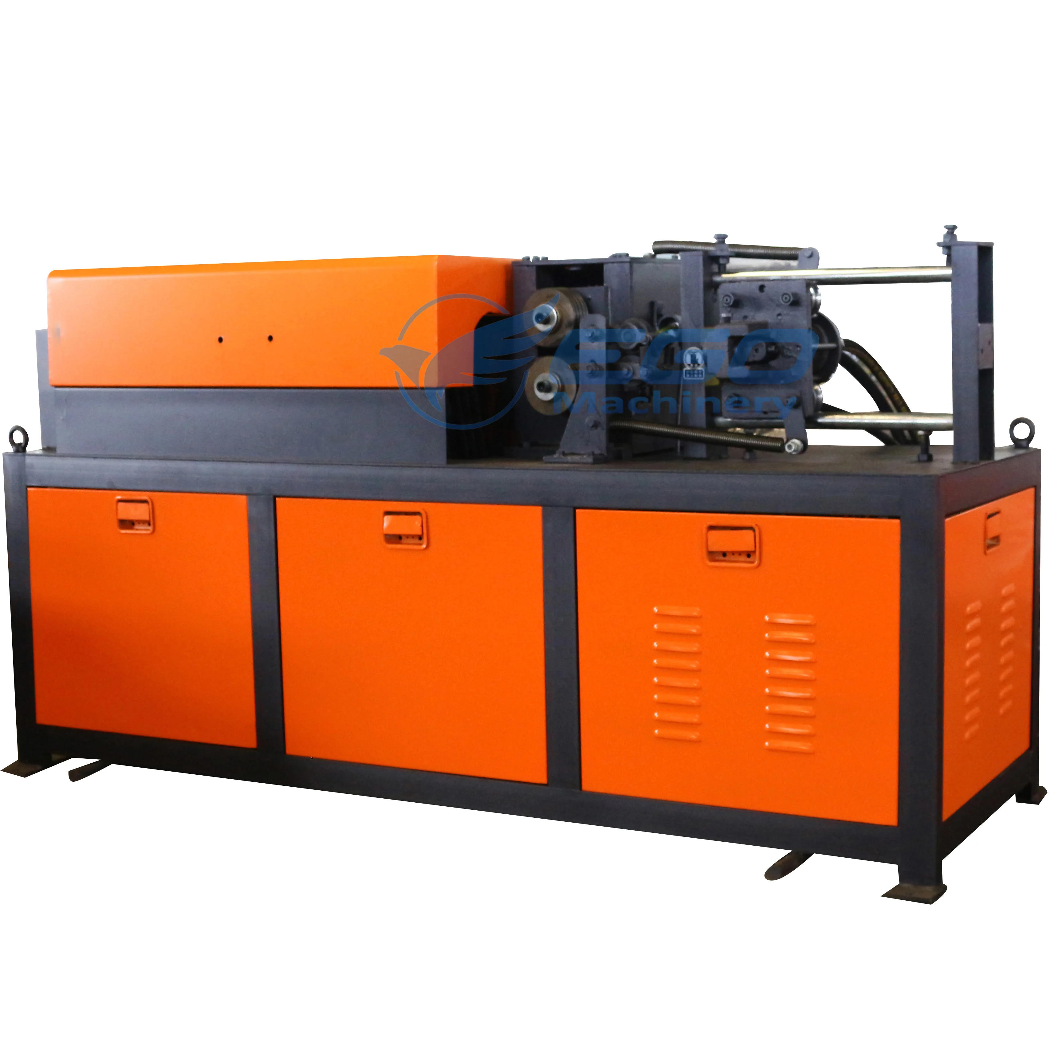 Full-automatic Steel Bar Straightening And Cutting Machine With 7.5KW Motor For Construction Use