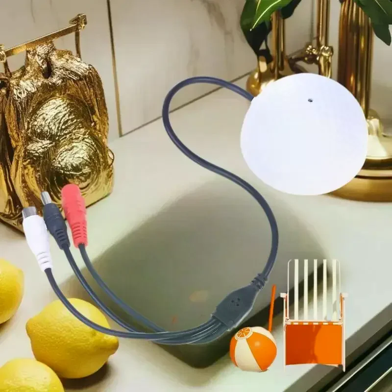 CCTV 감시용 원피스 IP 카메라, 사전 증폭기 내장, 음성 픽업 및 유선 음성 오디오 모니터링을 위한 마이크