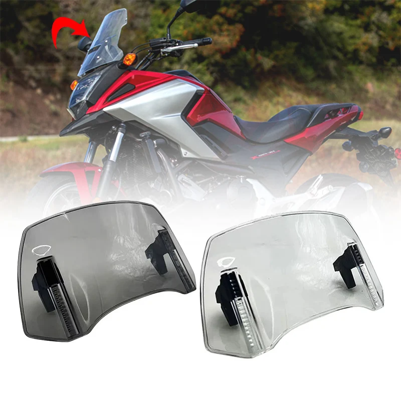 Motorcycle Sport Windshield Viser Visor Deflector WindScreen For HONDA NC700X NC750X/DCT NC750S NC 750 Integra