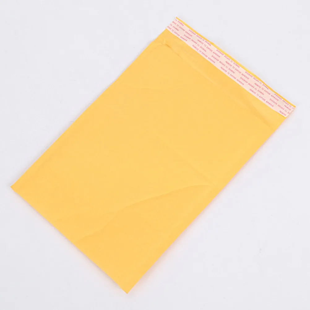 50Pcs Bubble Film Mailing Envelopes 130x170mm Kraft Lightweight Padded Protect Letters Office School Shipping Bags Pearl Film