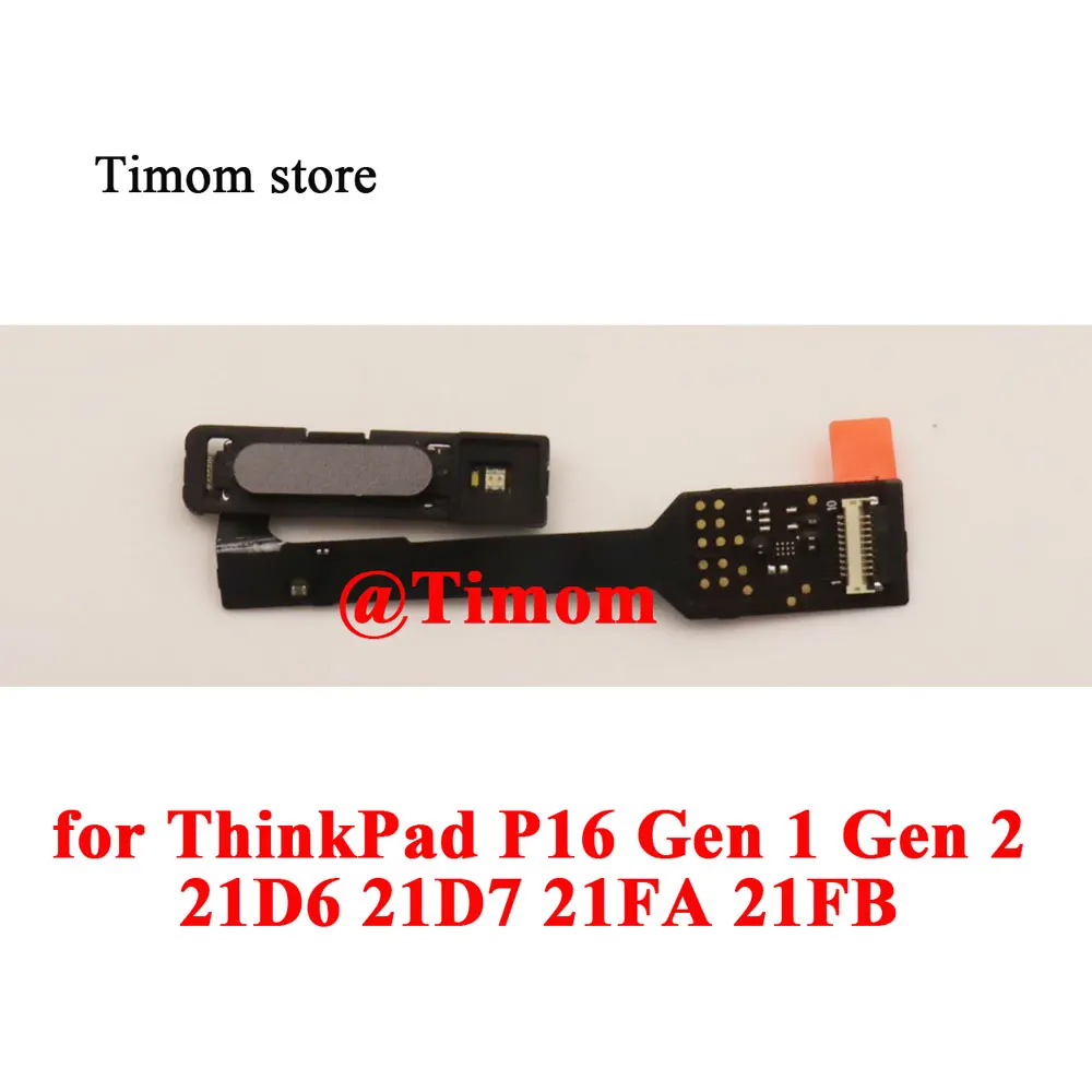 for ThinkPad P16 Gen 1 Gen 2 21D6 21D7 21FA 21FB Original New Laptop Fingerprint Recognition Reader 5F30V25976 5F30V25978