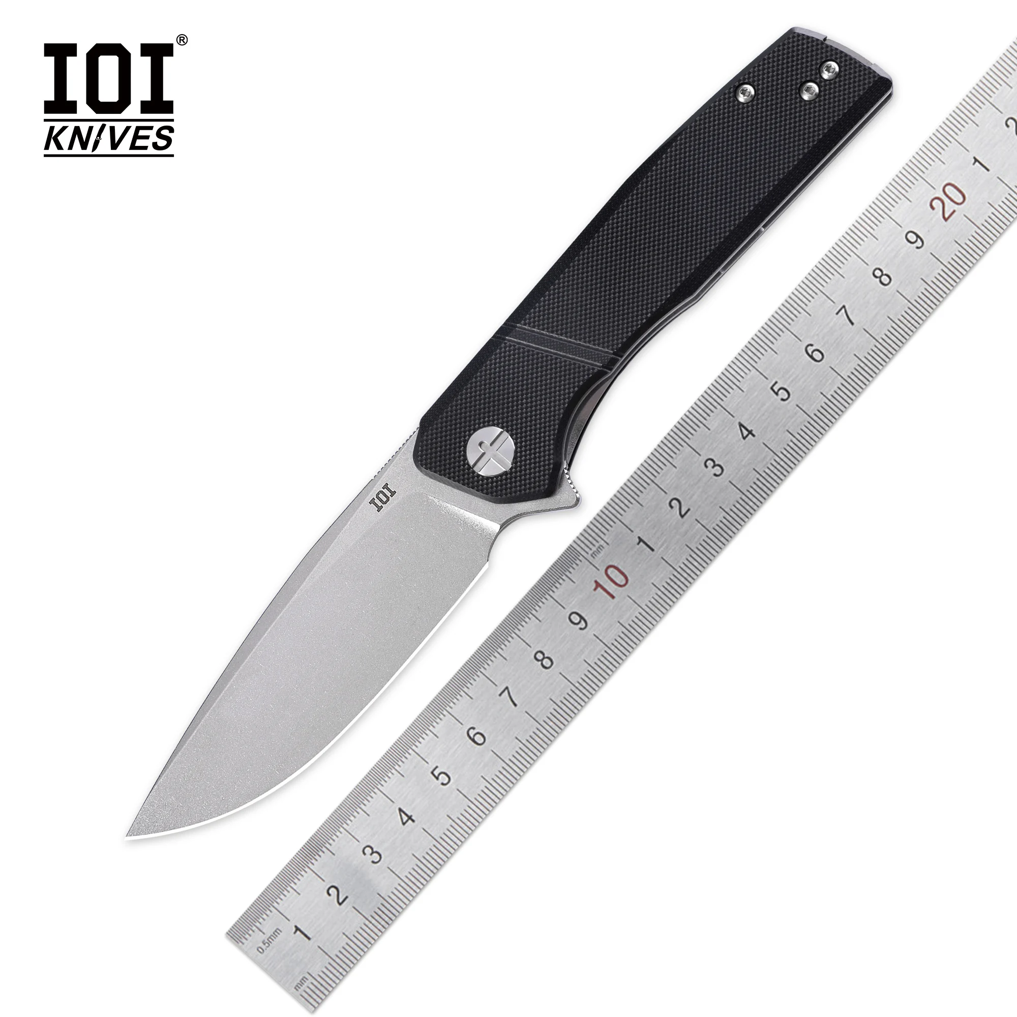 

IOI I51684 Folding Knife 14C28N Blade Ultra Sharp Hunt Knife Foldable Pocket Hand Tool Survival EDC Camping Cutting