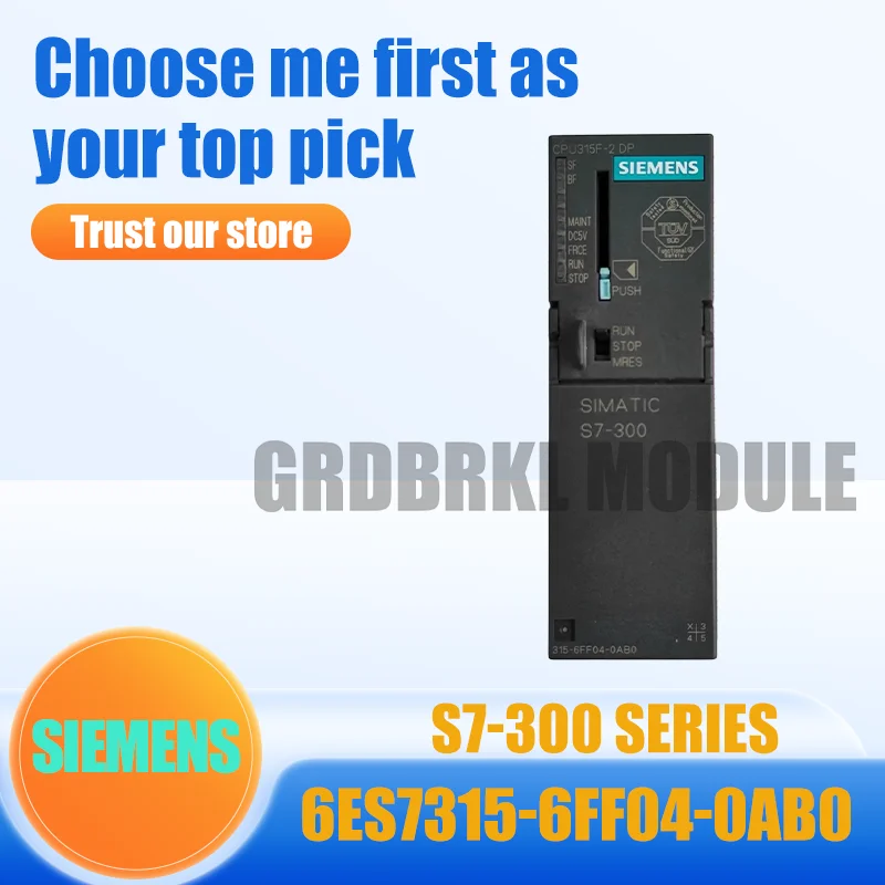 

Новый Оригинальный Модуль ПЛК SIEMENS 6ES7315-6FF04-0AB0 6ES7 315-6FF04-0AB0 S7-300 с функцией Fail-Safe