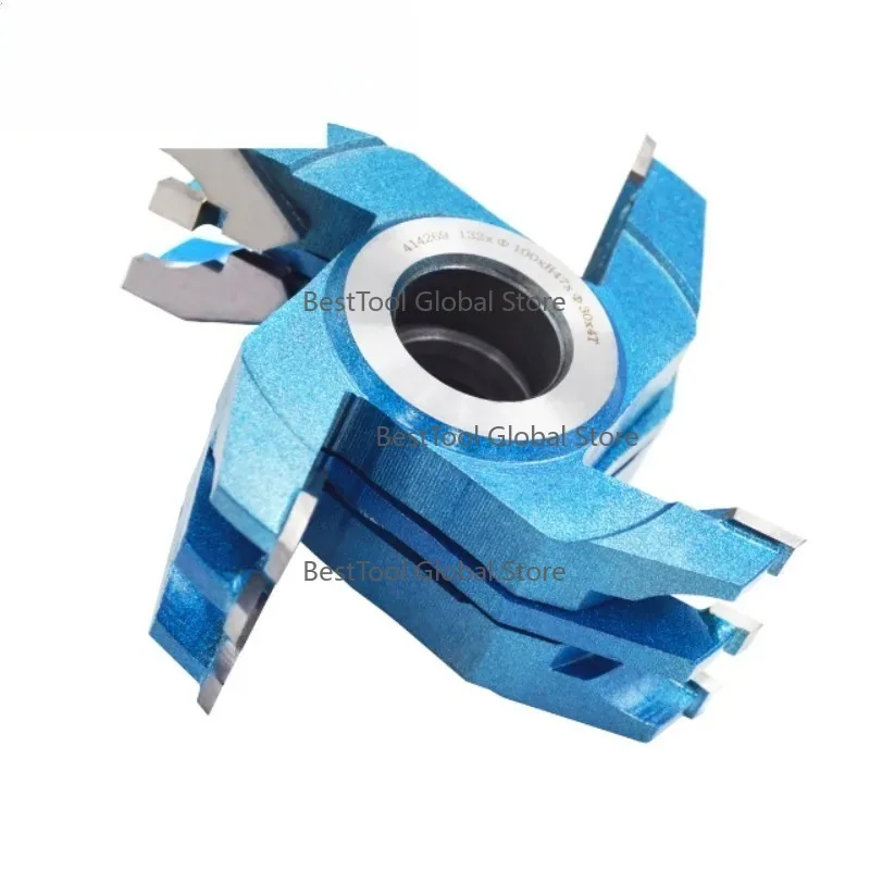 Woodwork Industrial Thicknesser Machinery Planer Moulder Cutterhead Customized Carpentry Wood Welded Carbide Tip Cutter Head