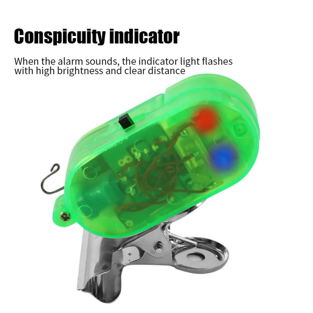 Alarm Bell Sensor High Sensitivity Waterproof Led Double Flash Night Fishing Bite Accessories Fishing Bite Hook Alarm