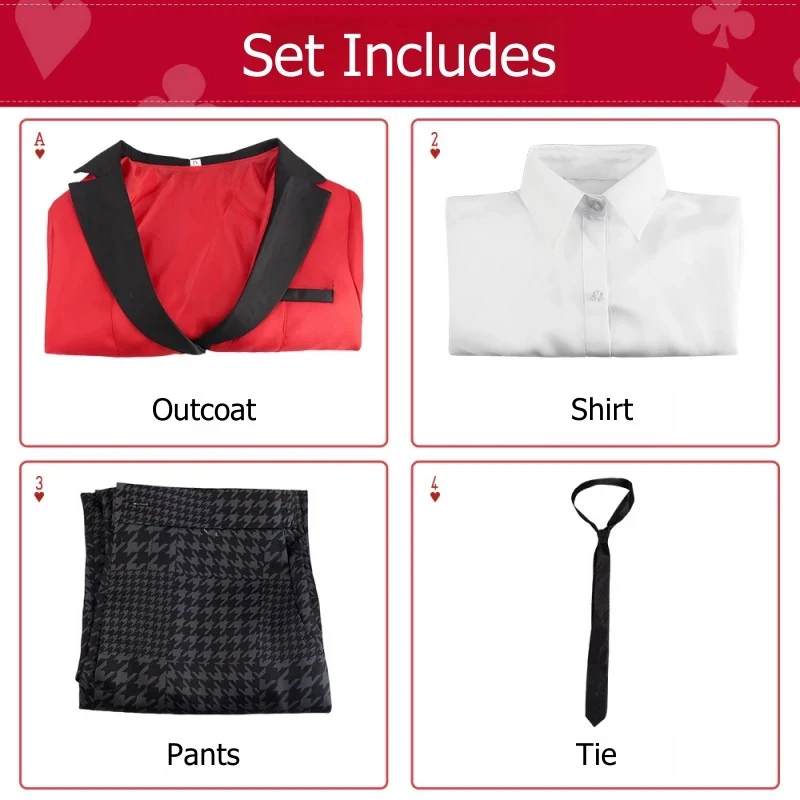 

▶❤Anime Kakegurui Suzui Ryota Cosplay Costumes Mens Uniform Halloween Party Costume❤◀