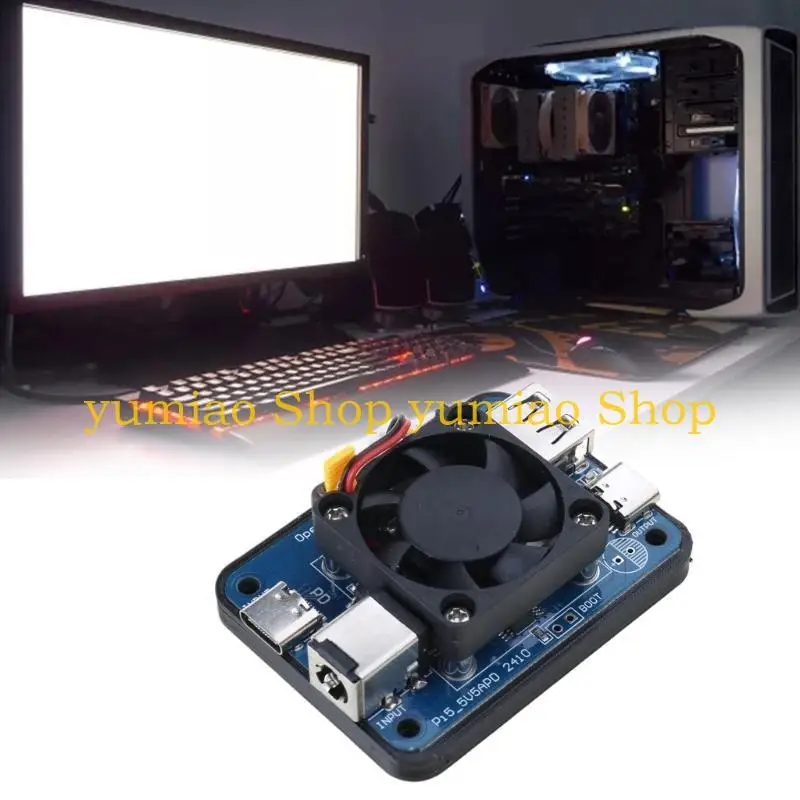 

587B для макетных плат RPI 5 и модуля питания PD высокой мощности 5V5A Soft Router