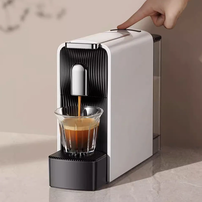 Mini máquina de café cápsula 20bar 220v totalmente automática pequena mesa de escritório doméstico compatível com nespresso maquina de café