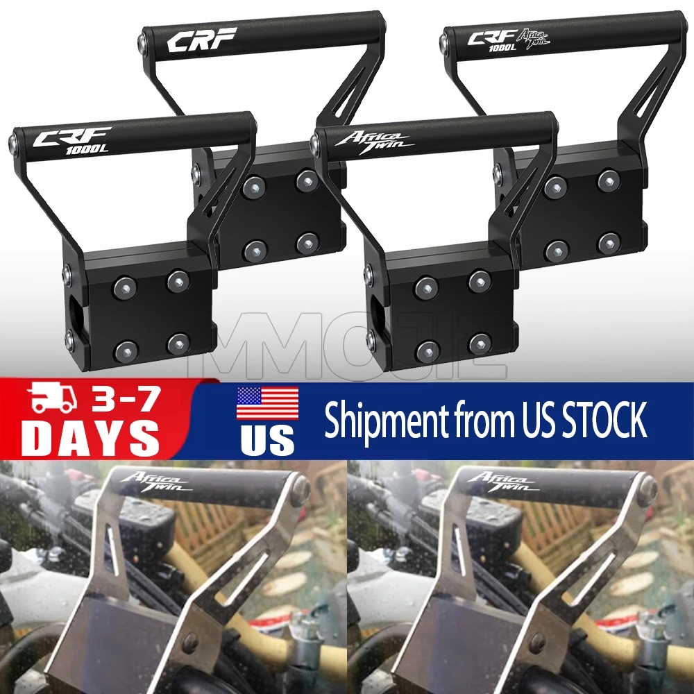 

FOR Honda CRF 1000 L CRF1000L Africa Twin 2016-2018 2019 12MM Stand Holder Supporter Phone GPS Navigation Plate Mounting Bracket