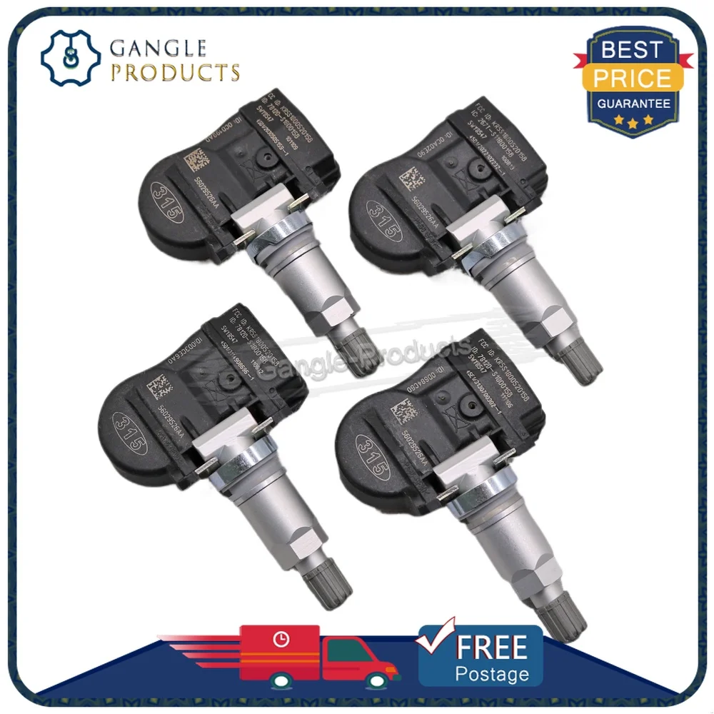 4PCS 56029526AA TPMS Sensor For 2005 2006 2007 JEEP GRAND CHEROKEE LIBERTY COMMANDER Tyre Pressure Monitor Sensor 315MHZ