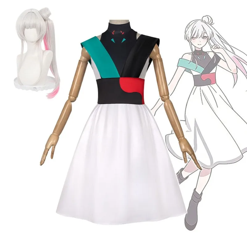 

Tsukimi Yachiyo Cosplay Costumes Anime Cosmic Princess Kaguya! Stage Performance Outfit Wig Comic-con Halloween Party Clothing