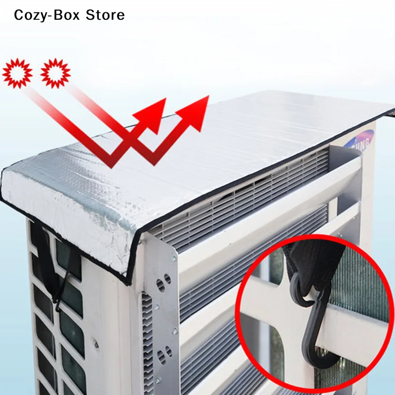 [ZY]Outdoor Rainproof Air Conditioning Cover Air Conditioner Waterproof Dust Cover Washing Anti-Dust Anti-Snow Cleaning Bag[ZY]