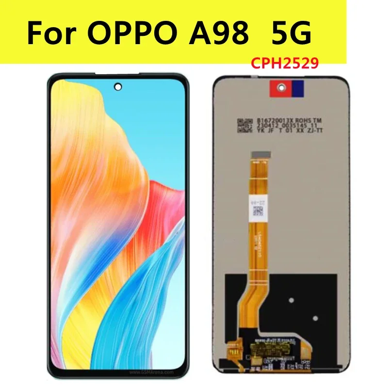 

6.72" For Oppo A98 5G CPH2529 LCD Display Touch Screen Replacement Digitizer Assembly For OPPO A98 Display