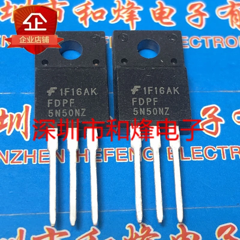 5PCS-10PCS FDPF5N50NZ TO-220F 500V 4.2A New And Original On Stock