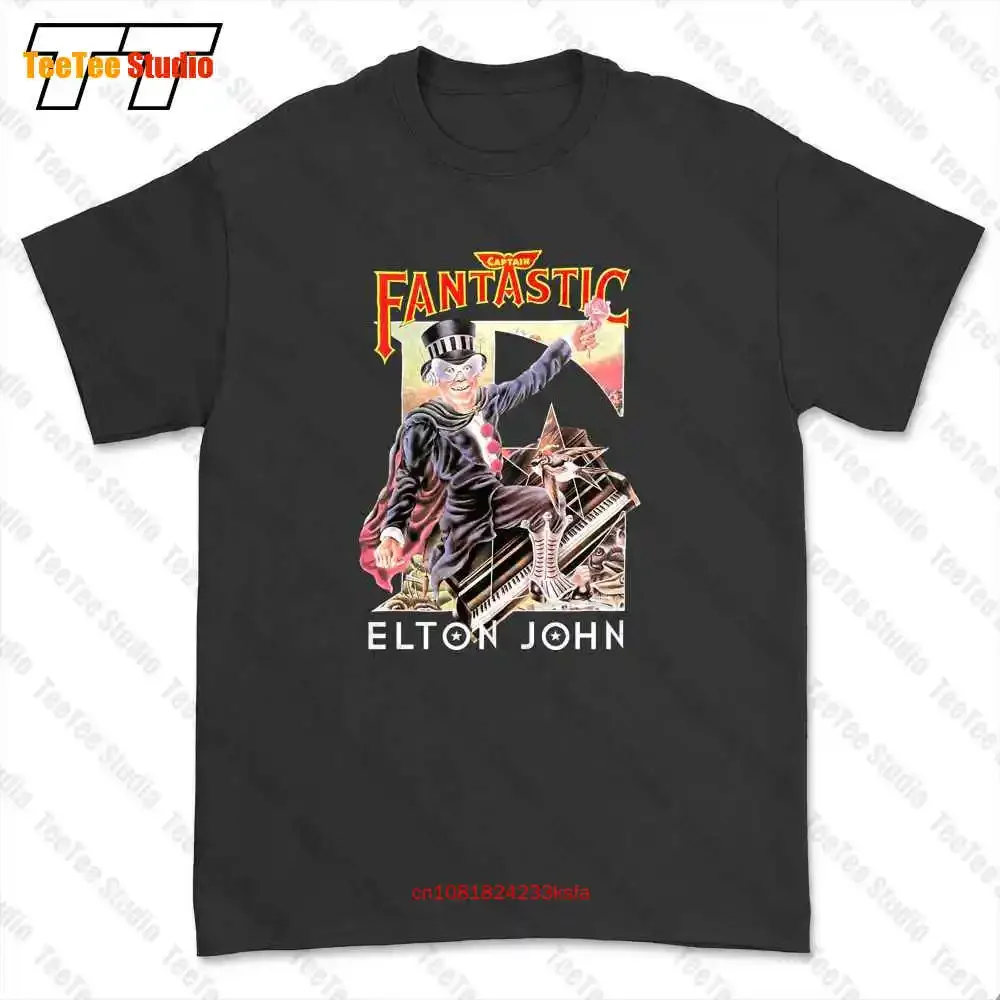 Elton John Captain Fantastic 1975 T-shirt Tee 3PR8