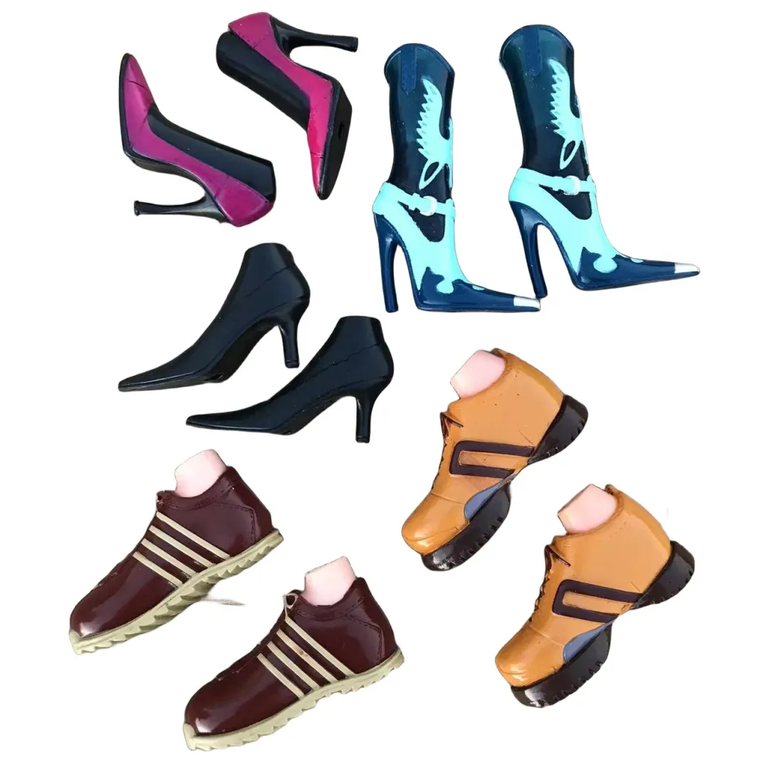 Klassische tanzende Puppe, Puppenschuhe, Turnschuhe, Leder-Design, Schuhe, Stiefel, bunte Puppe, Neuheit, Dekore, Teile, Mädchen, Geschenk, Spielzeug – Detail 18