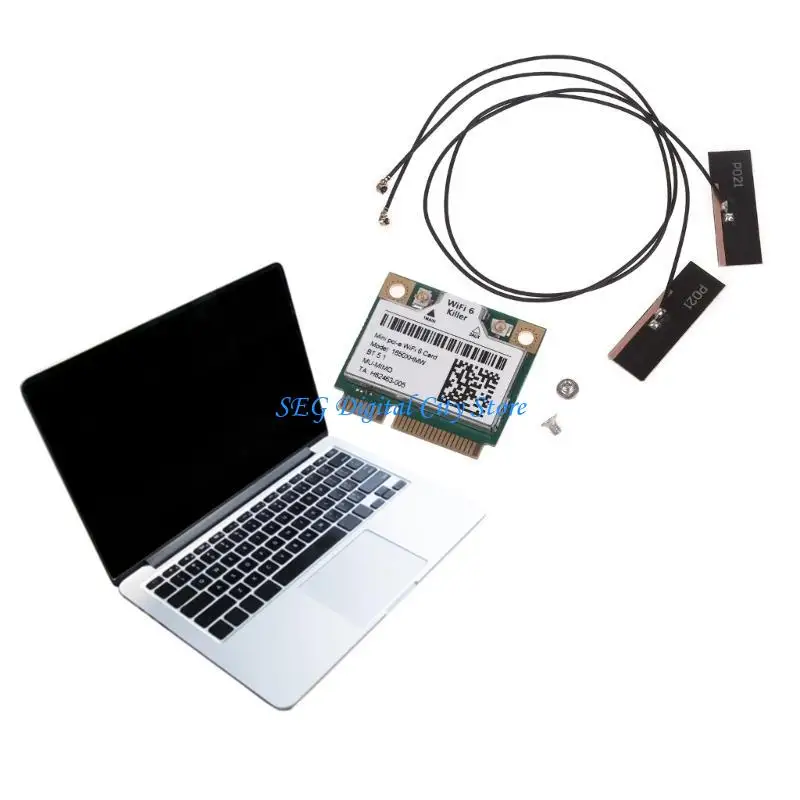 U75B WiFi 6 AX200 Killer 1650X WiFi 6 AX200 802.11AX M.2 Wifi متوافق