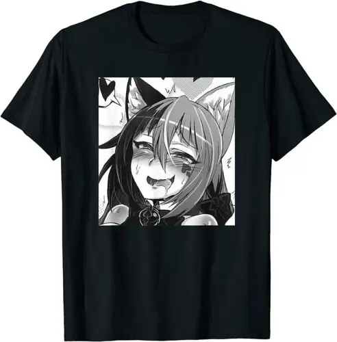 Neu Neko Girl Cosplay Anime Girl Aesthetic Japanese Premium T-shirt