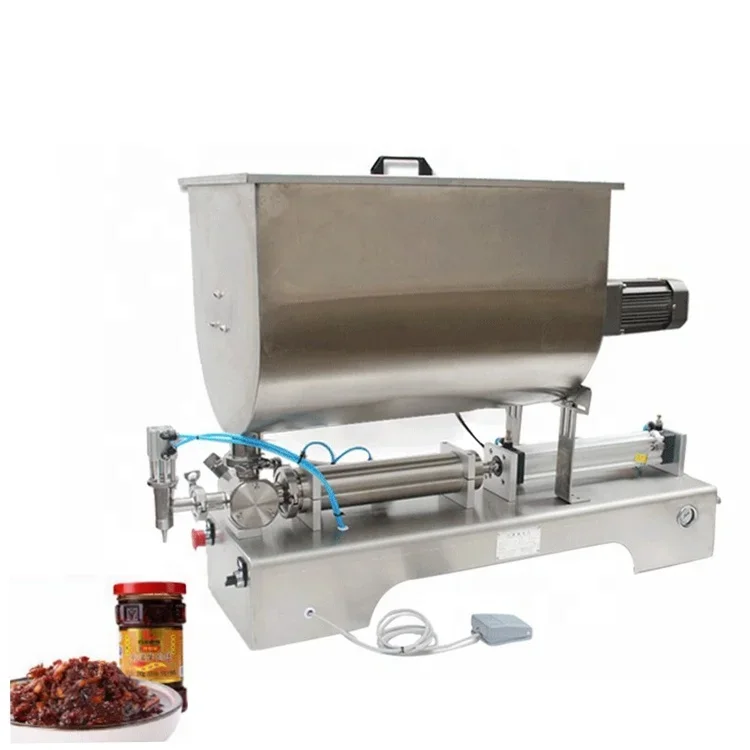 Semi-auto Honey Pneumatic Filling Machine / Equipment / Device for Water / Liquid / Condense canned / Sauce