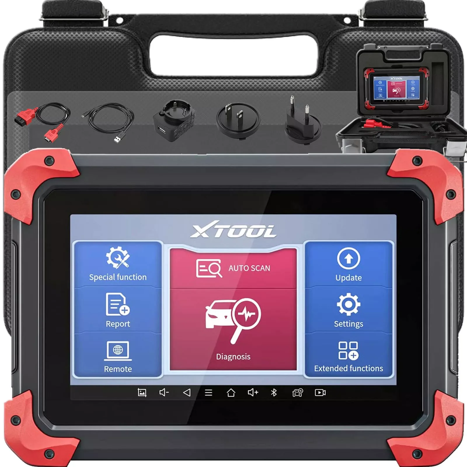 XTOOL D7 Automotivo Car Diagnostic Tools Bidirectional ECU Coding All System 2 automotive scanner Key Programmer 36 Services