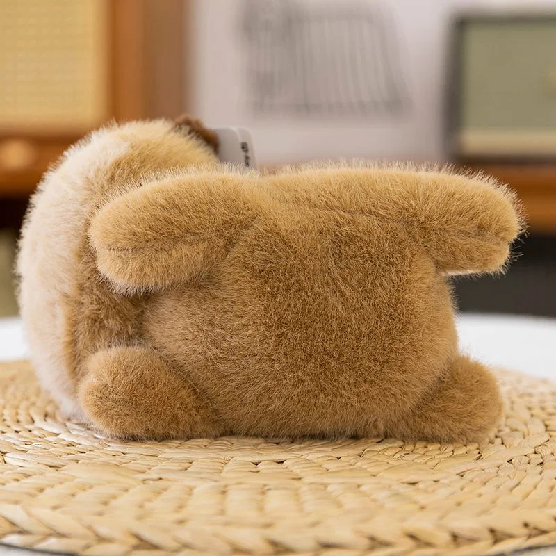 Cute Animal Plush Toy Set Mini Stuffed Dolls Panda Bear Elephant Raccoon Bunny Soft Desktop Decor Keychain Gift for Family Girls