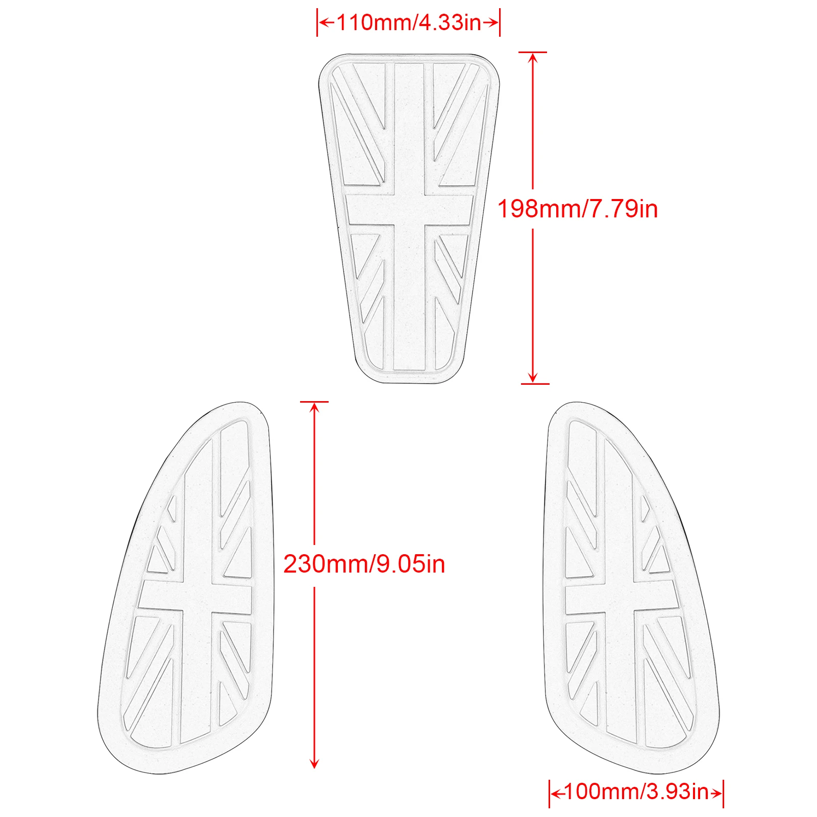 For Triumph Bonneville T100 T120 Speed Twin 900 Side Fuel Knee Tank Pad Motorcycle Anti-Slip Decoration Protection Sticker view 6