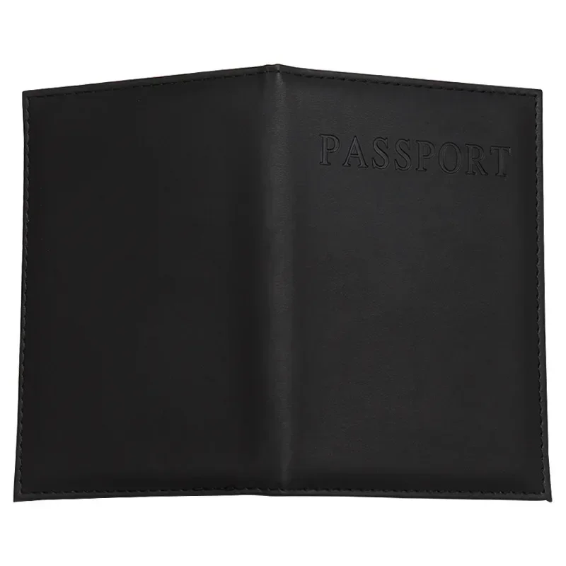 High Quality English PU Leather Passport Covers Document Cover Travel Passport Holder ID Card Passport Holder Travel Acceessory view 4